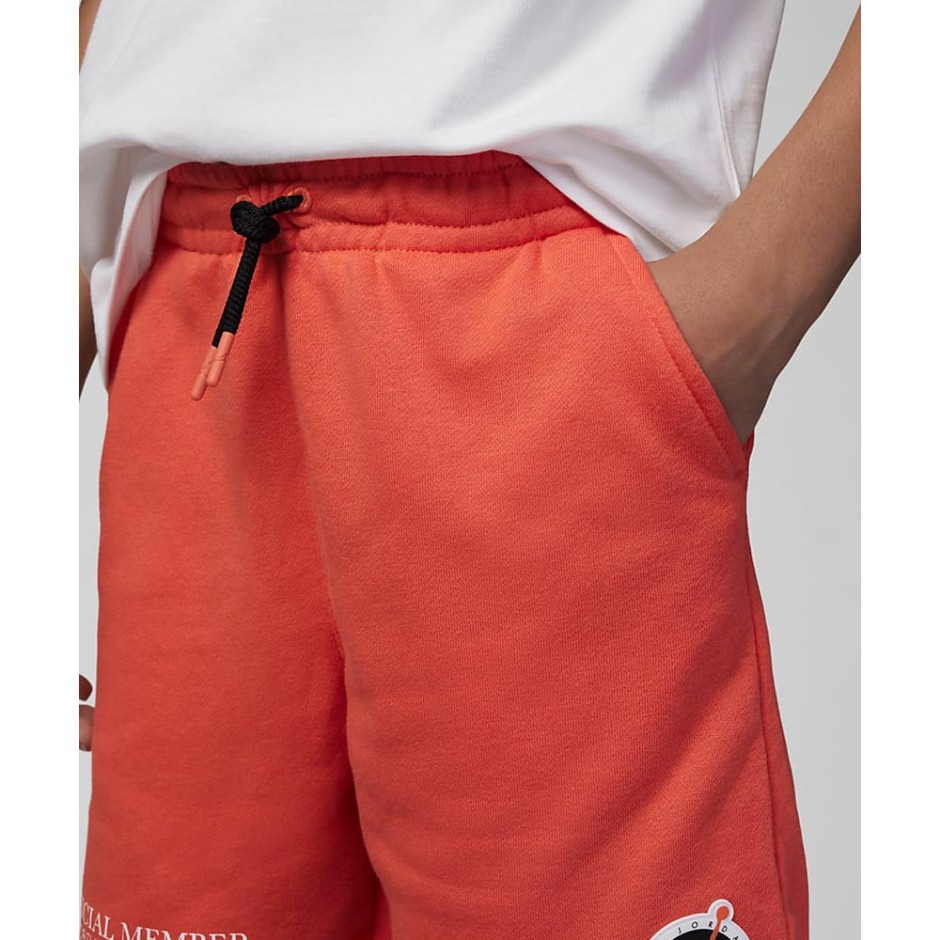 JORDAN MJ FLIGHT MVP SHORT 95C340-N5L Coral JORDAN MJ FLIGHT MVP SHORT 95C340-N5L Coral