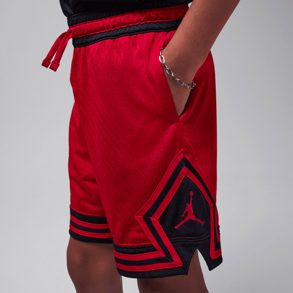 Παιδική Βερμούδα Μπάσκετ Κόκκινη - Jordan Sport Dri-FIT Diamond