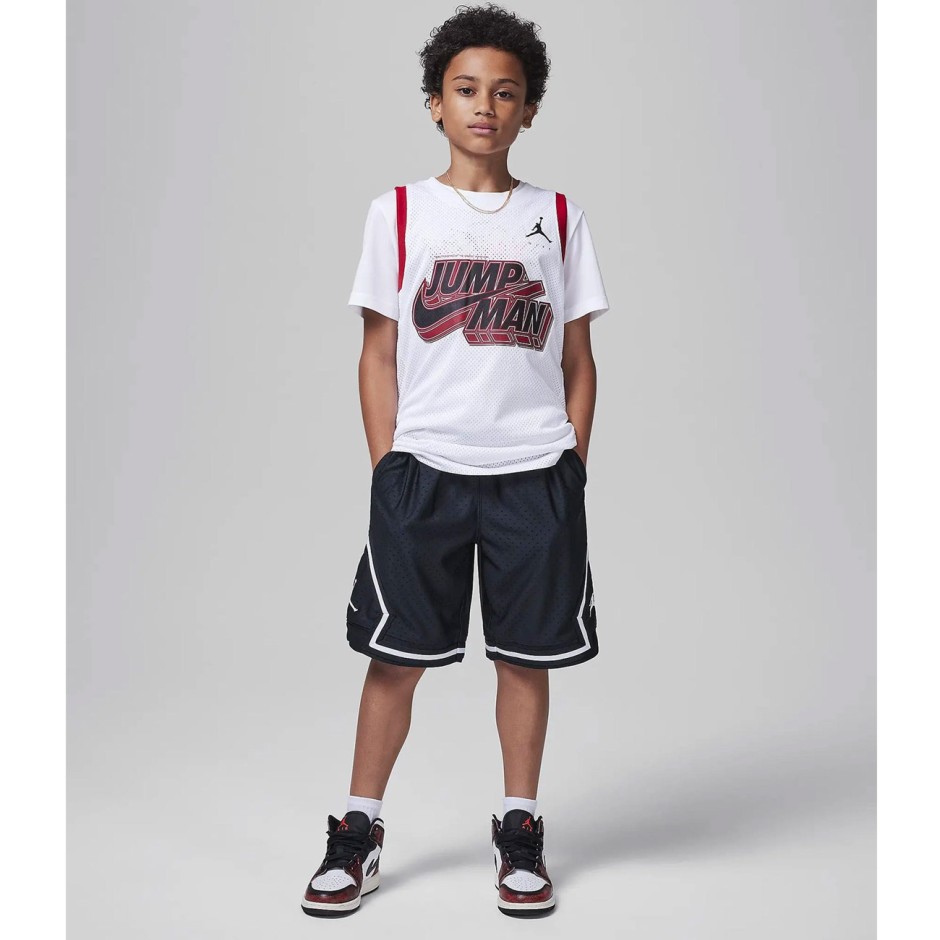 Παιδική Βερμούδα Μπάσκετ Μαύρη - Jordan Sport Dri-FIT Diamond