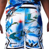 JORDAN MJ AOP SPORT DIAMOND SHORT 95D429-BB6 Royal Blue Image 1