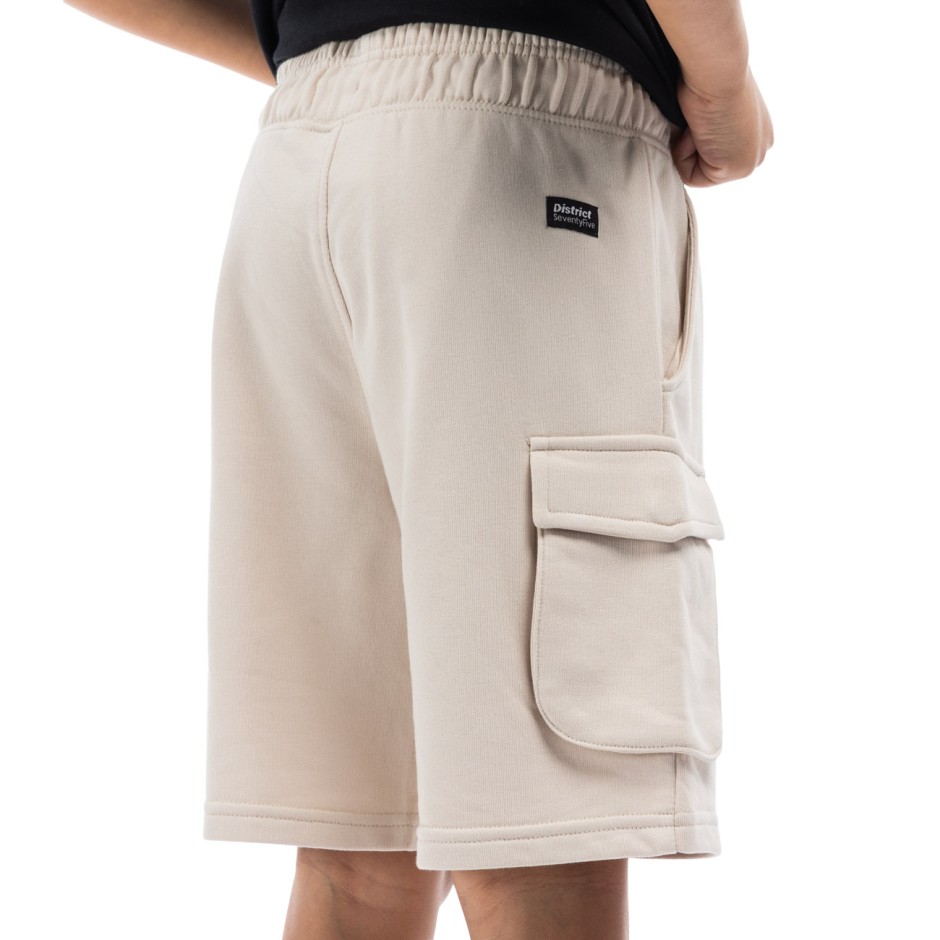 Παιδική Βερμούδα Cargo Μπεζ - District75