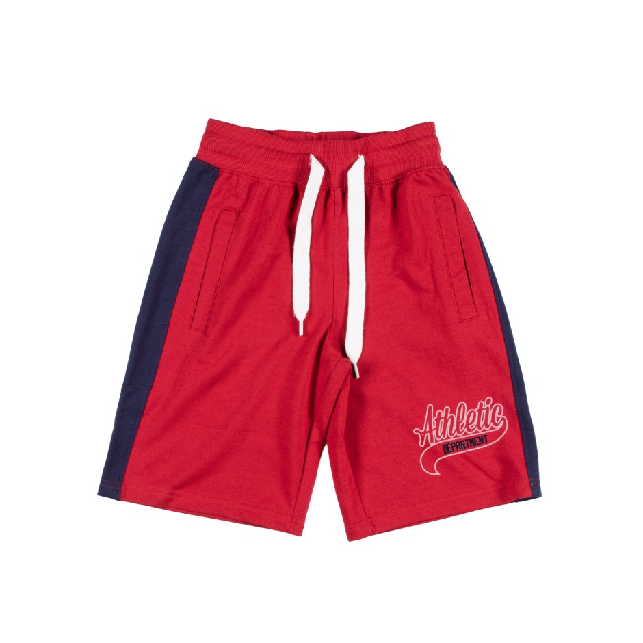 DISTRICT75 BOYS' SHORT PANTS 120KBVE-738 Red