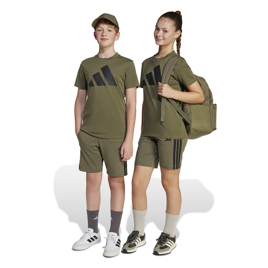 Παιδική Βερμούδα Λαδί - adidas Sportswear Essentials