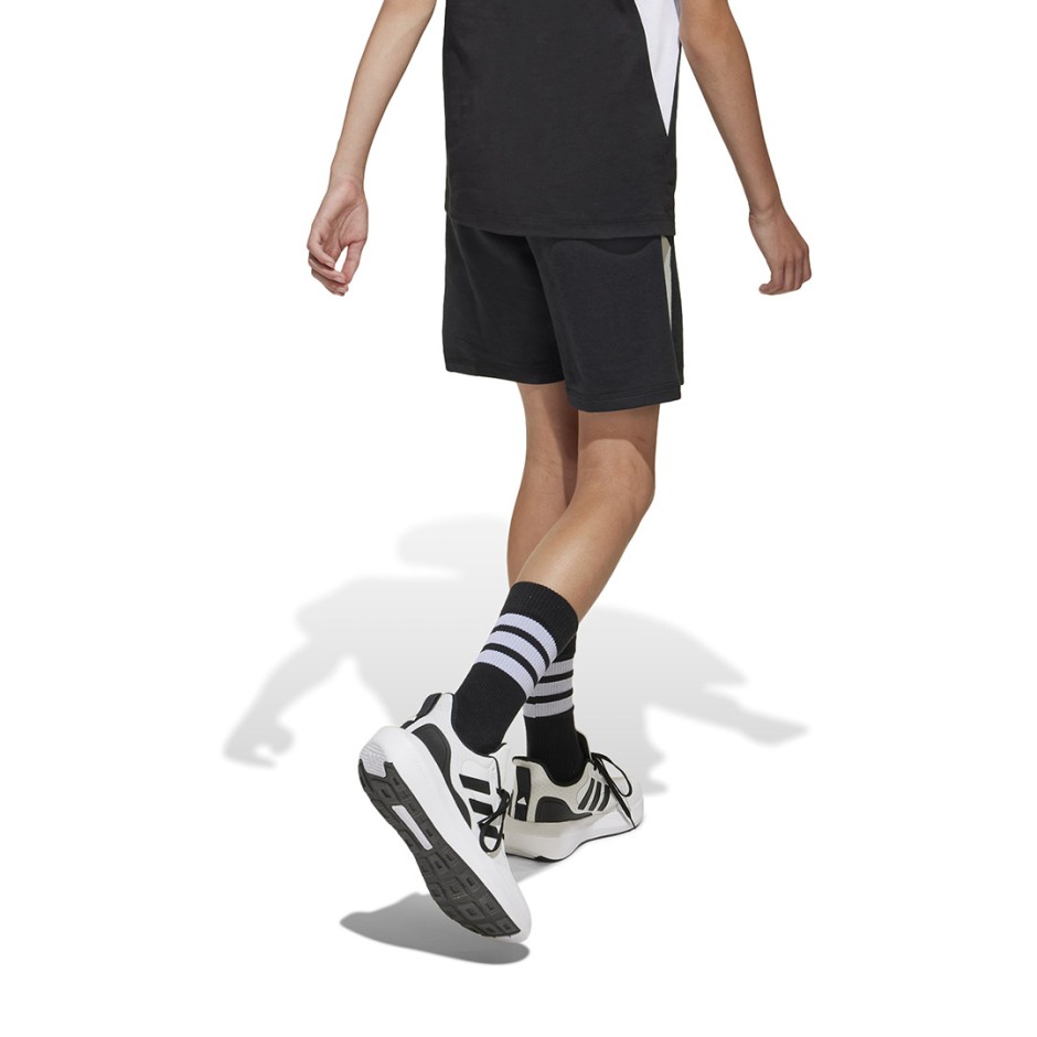 Παιδική Βερμούδα Μαύρη - adidas Sportswear Essentials Colorblock