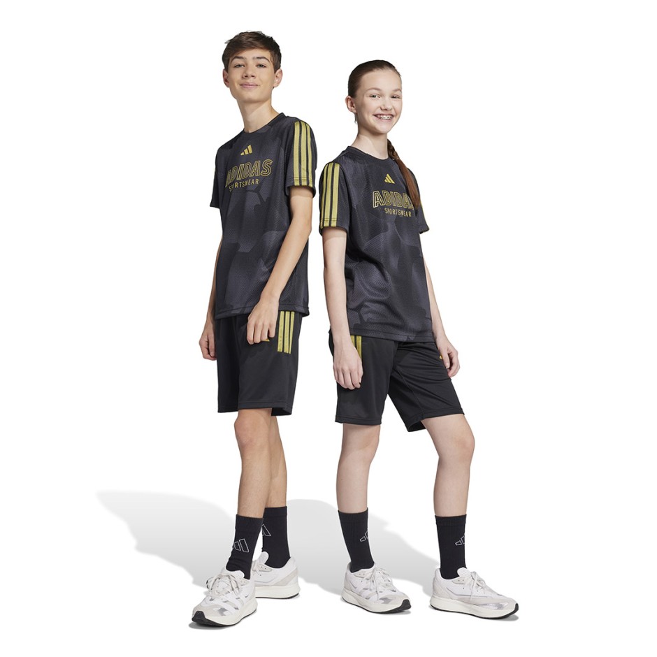 Παιδική Βερμούδα Μαύρη - adidas Sportswear House Of Tiro Colors