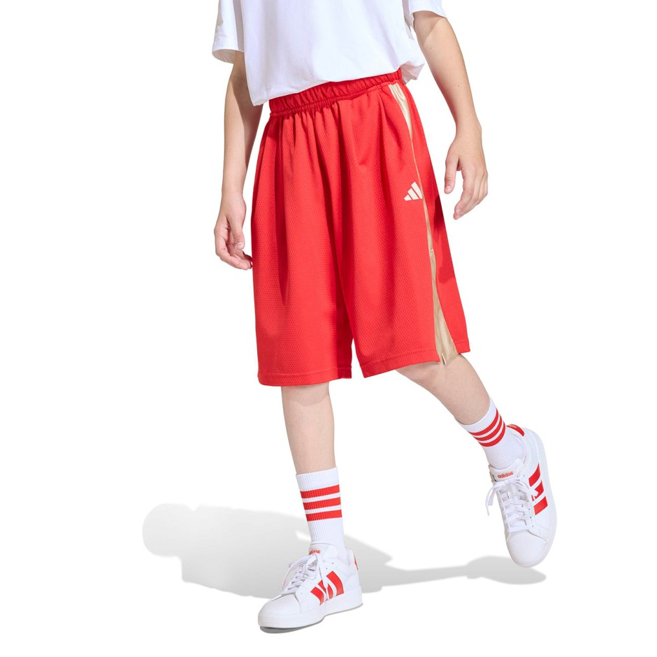 Παιδική Βερμούδα Κόκκινη - adidas Sportswear Stadium Mesh