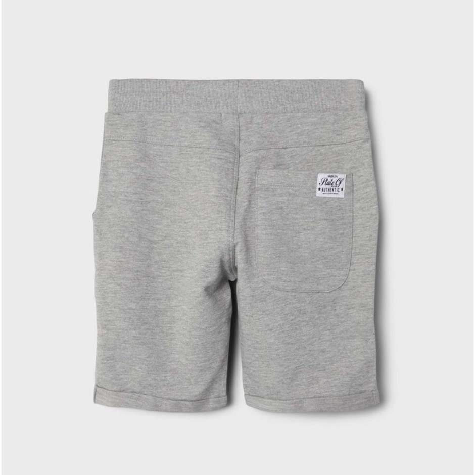 NAME IT  NKMVERMO LONG SWE SHORTS UNB 13201050-GREY MELANGE Grey