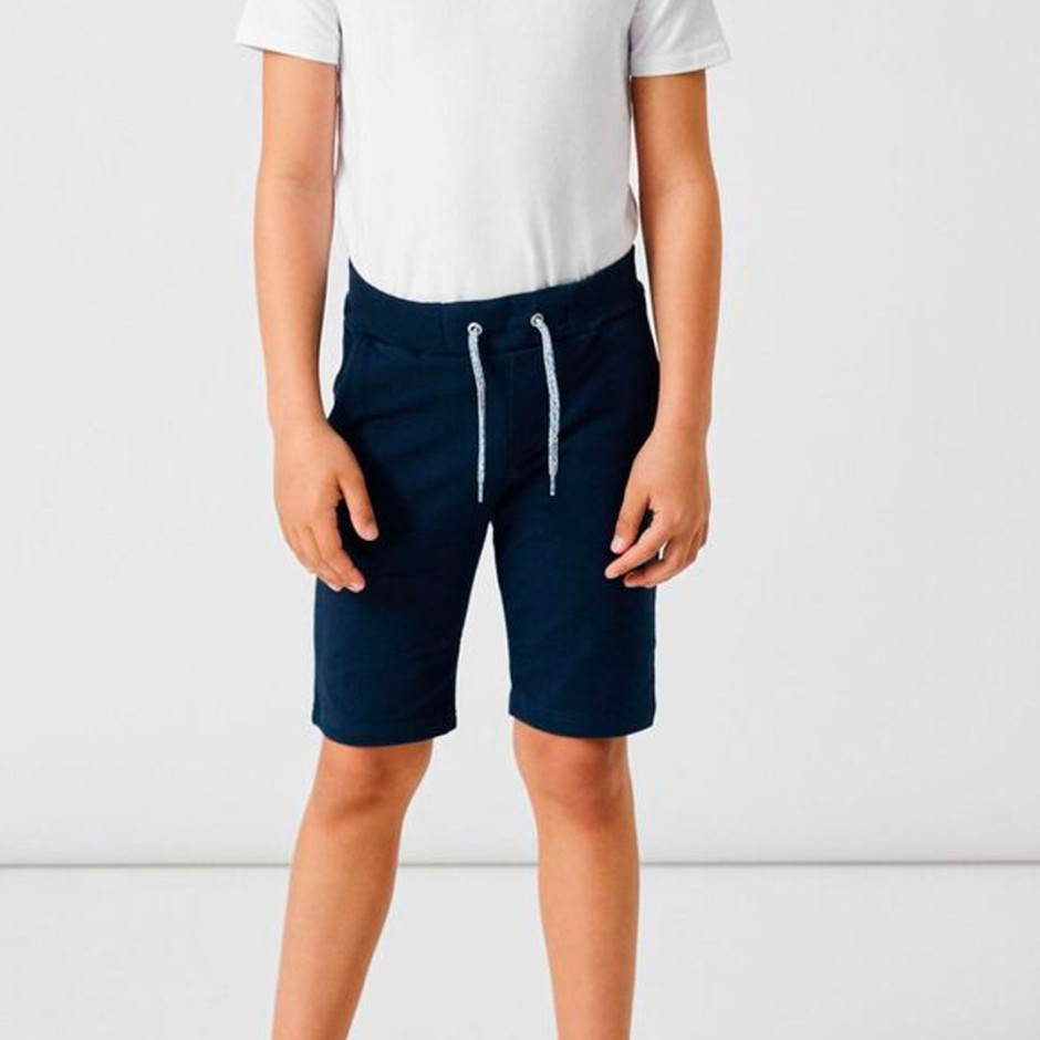 NAME IT  NKMVERMO LONG SWE SHORTS UNB 13201050-DARK SAPPHIRE Blue