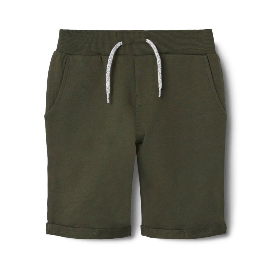 NAME IT  NKMVERMO LONG SWE SHORTS UNB 13201050-DEEP DEPTHS Κhaki