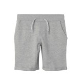NAME IT  NKMVERMO LONG SWE SHORTS UNB 13201050-GREY MELANGE Grey Image 
