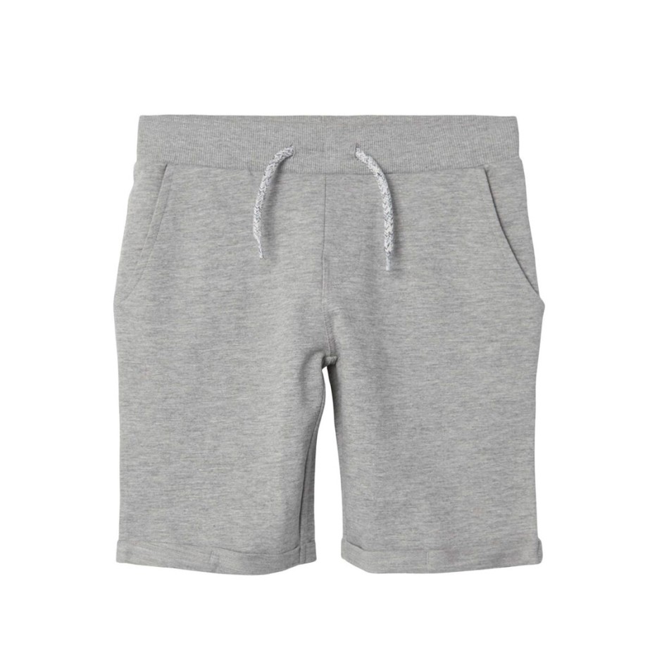 NAME IT  NKMVERMO LONG SWE SHORTS UNB 13201050-GREY MELANGE Grey