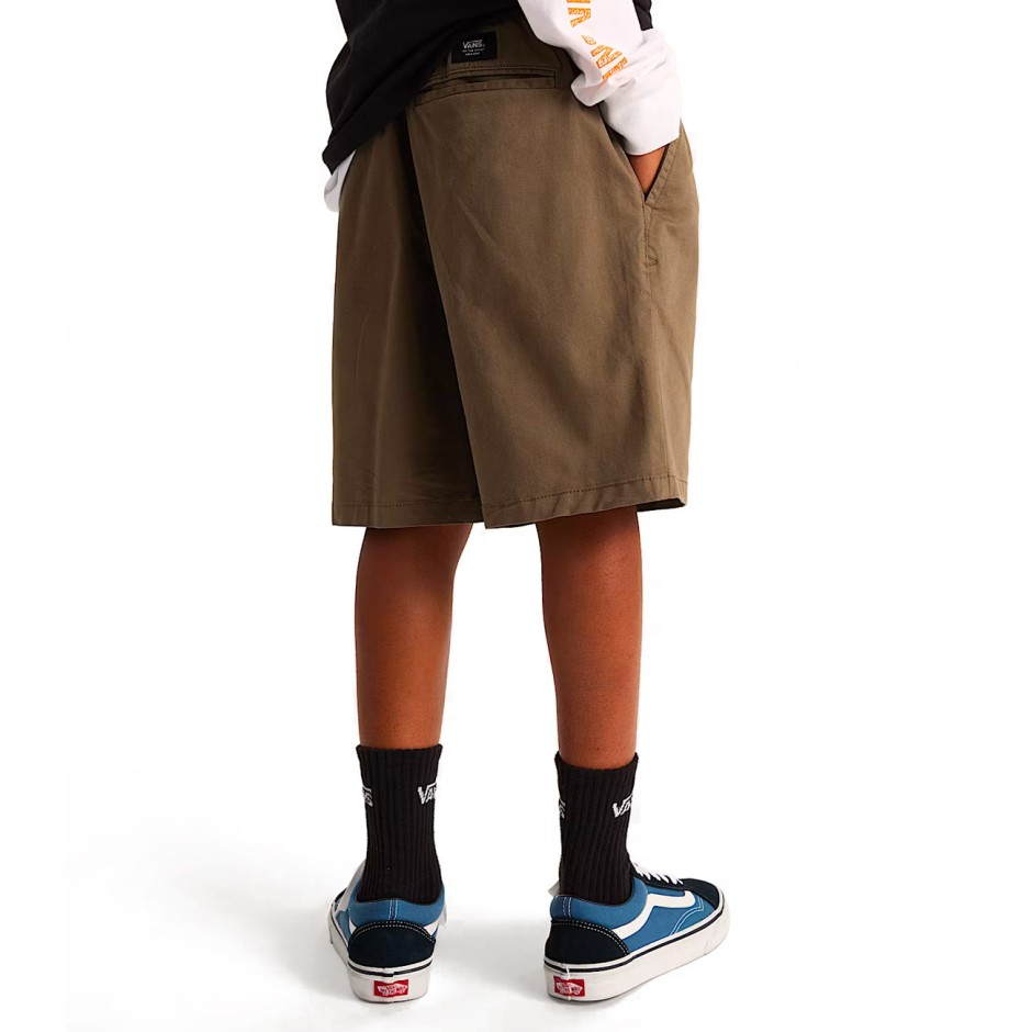 Παιδική Βερμούδα Καφέ - Vans Range Elastic Waist