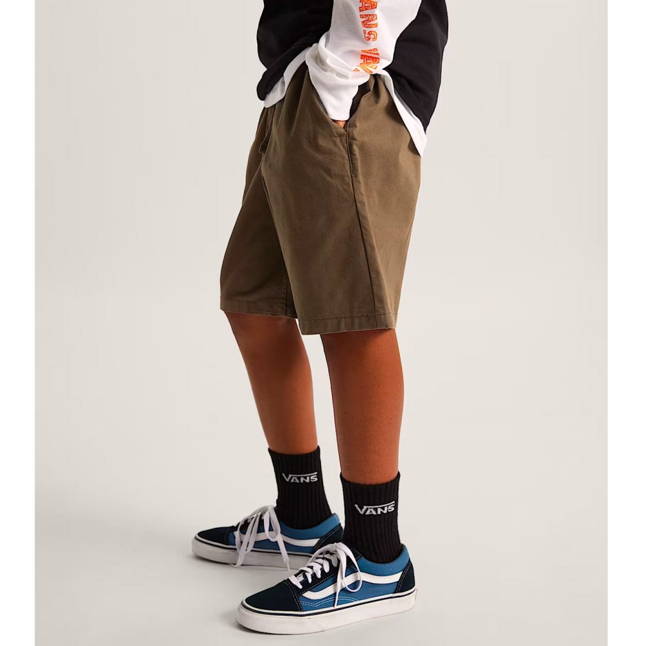 Παιδική Βερμούδα Καφέ - Vans Range Elastic Waist