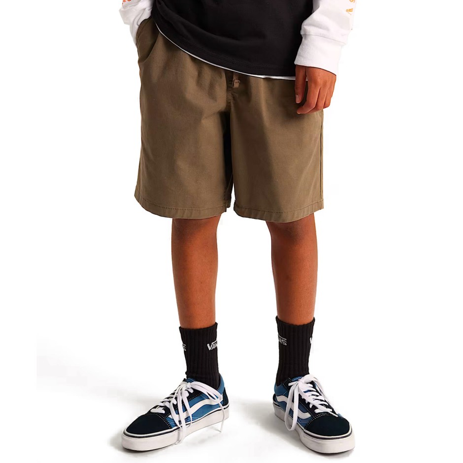 Παιδική Βερμούδα Καφέ - Vans Range Elastic Waist