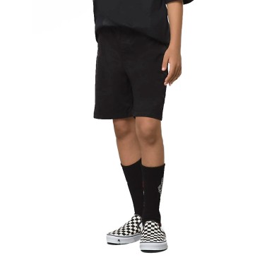 VANS RANGE ELASTIC WAIST SHORT II BOYS VN0A7SHEBLK-BLK Black
