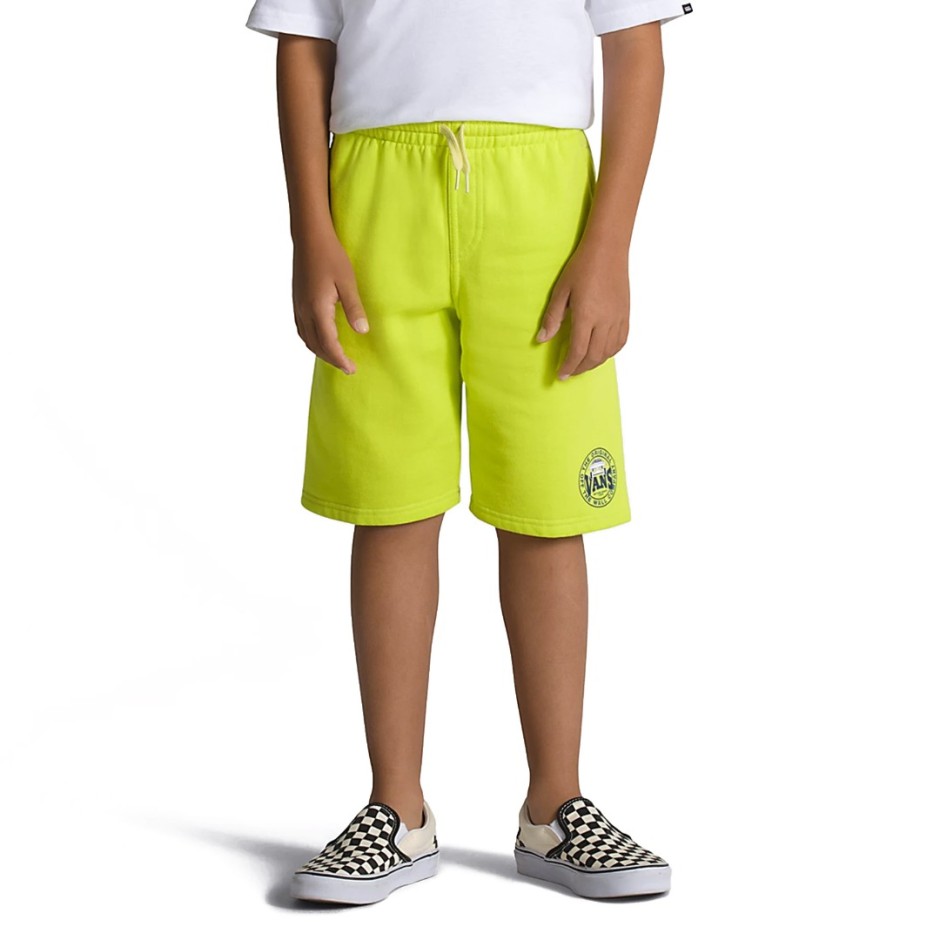 VANS OFF THE WALL COMPANY FLEECE SHORT EVENING VN0007Z7ZUD-ZUD Lime