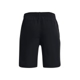 UNDER ARMOUR BOYS' PROJECT ROCK WOVEN SHORTS 1370269-001 Μαύρο