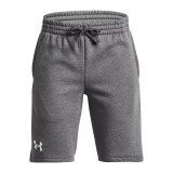 UNDER ARMOUR RIVAL FLEECE SHORTS 1379785-025 Coal Image 