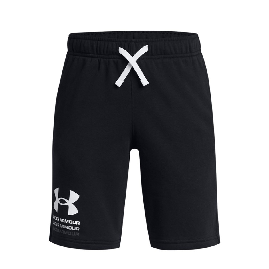 UNDER ARMOUR BOYS RIVAL TERRY SHORT 1383135-001 Black