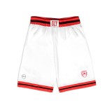 GSA KIDS OFFICIAL SHORT OLYMPIACOS B.C. 17-473202-02 WHITE Λευκό Εικόνα 