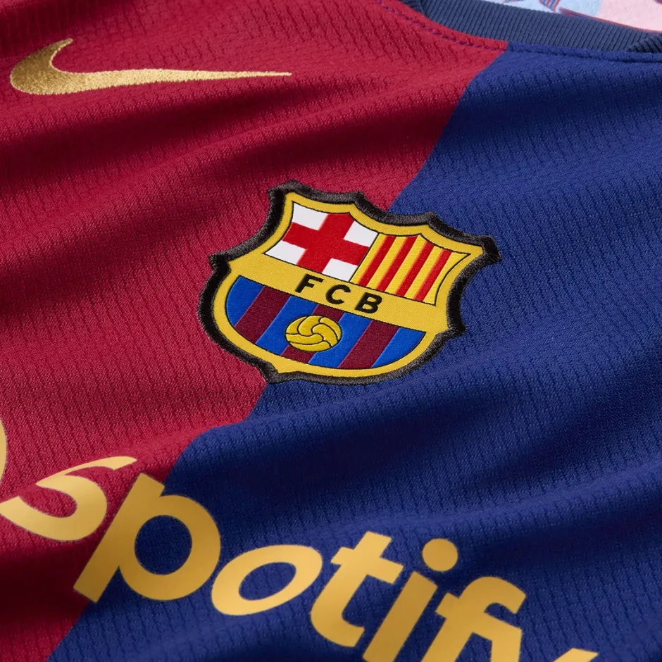 Survêtement FC Barcelone Nike - Maillot Entraînement Dri-Fit 100% Polyester
