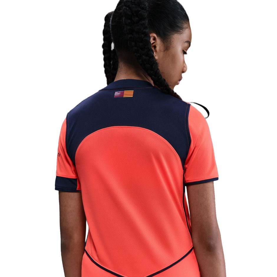 Παιδική Εμφάνιση Ποδοσφαίρου Πορτοκαλί - Nike FC Barcelona 2025/26 Stadium Third