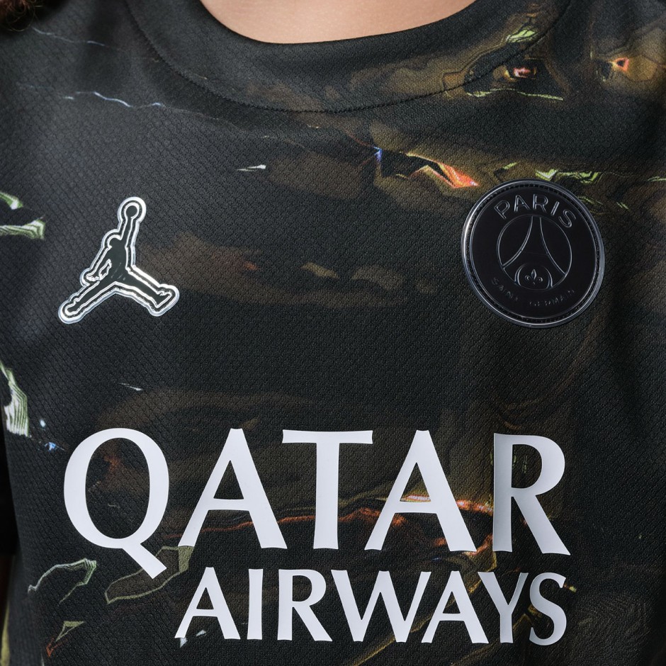 Παιδική Εμφάνιση Ποδοσφαίρου Μαύρη - Jordan Paris Saint-Germain 2026 Stadium Night Edition