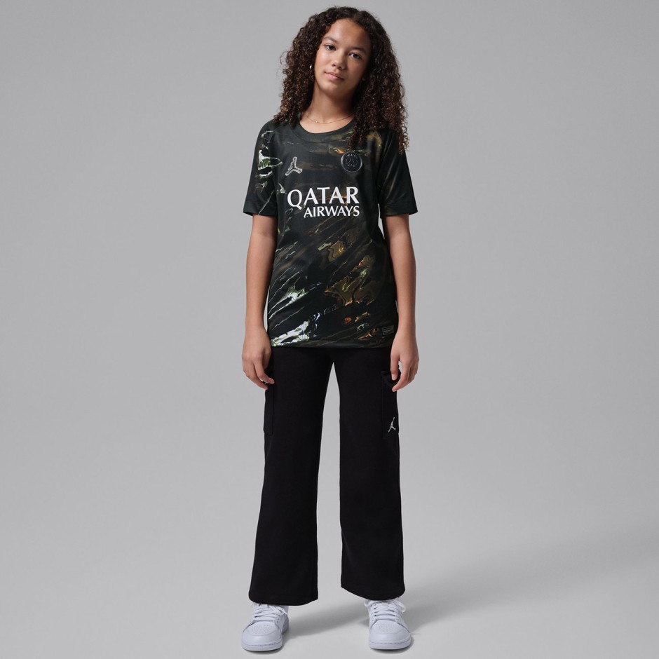 Παιδική Εμφάνιση Ποδοσφαίρου Μαύρη - Jordan Paris Saint-Germain 2026 Stadium Night Edition