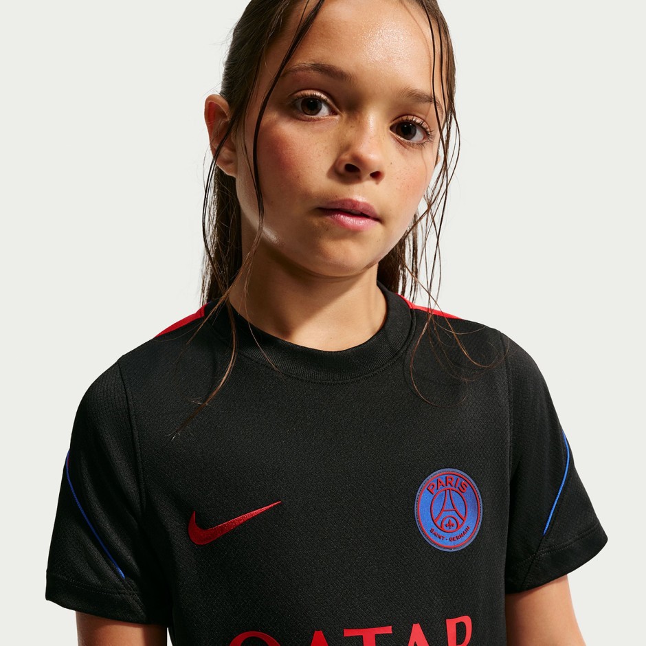 Παιδική Εμφάνιση Ποδοσφαίρου Μαύρη - Nike Paris Saint-Germain Strike