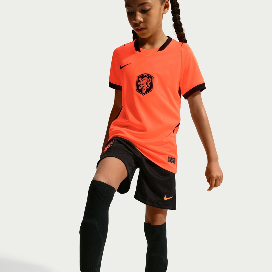 Παιδική Εμφάνιση Ποδοσφαίρου Πορτοκαλί - Nike Netherlands 2026 Stadium Home