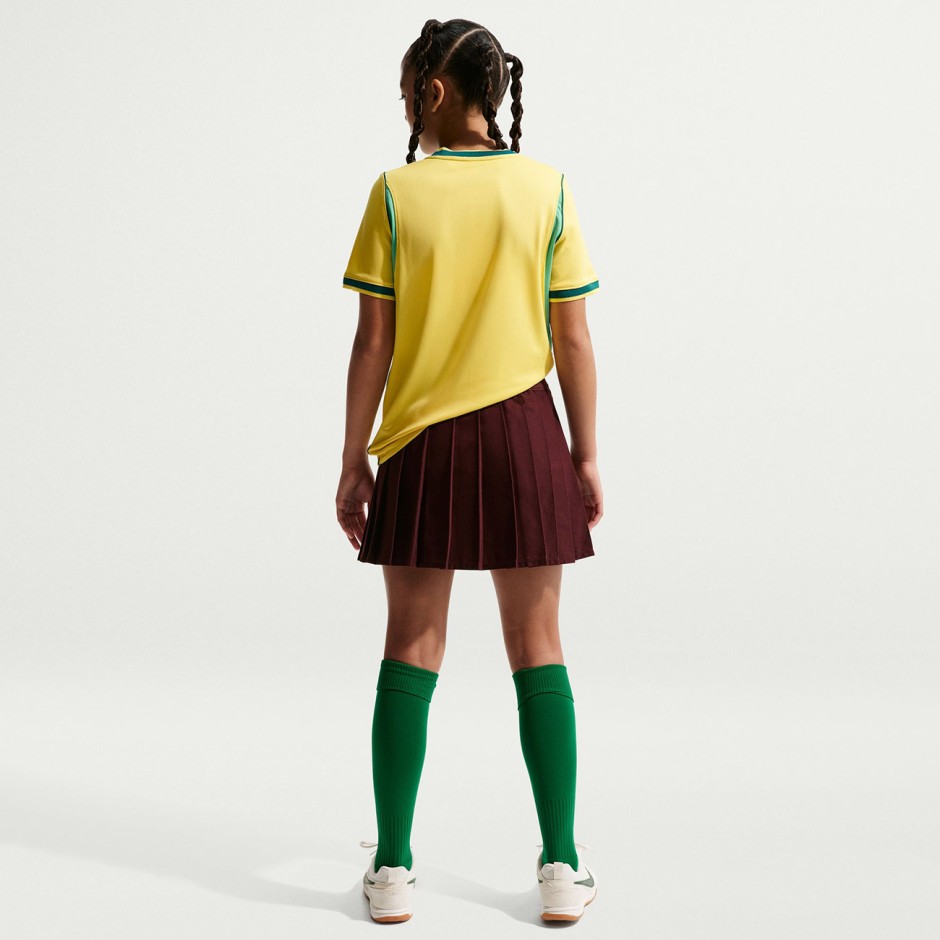 Παιδική Εμφάνιση Ποδοσφαίρου Κίτρινη - Nike Brazil 2026 Stadium Home