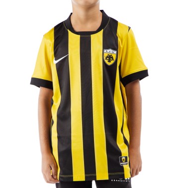 Επίσημη Παιδική Εμφάνιση Ποδοσφαίρου Κίτρινη - Nike AEK F.C. 2025-26 Jersey Jr