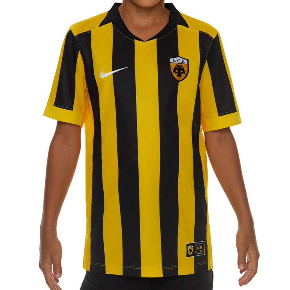 Kids' Football Jersey Yellow - Nike AEK FC 2026/27 Home Jersey