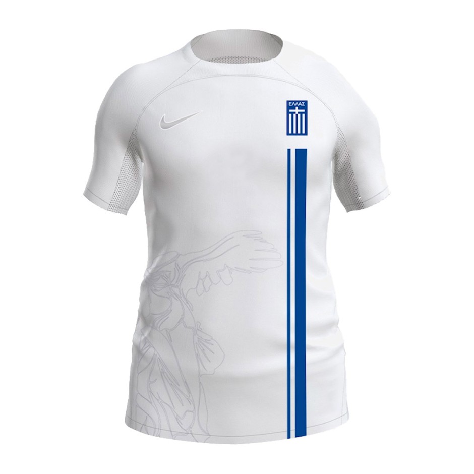 NIKE HELLAS HOME JERSEY JR EDR0912-100 White