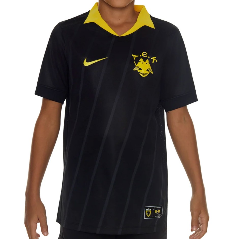 Παιδική Εμφάνιση Ποδοσφαίρου Μαύρη - Nike AEK FC 2026/27 Away Jersey