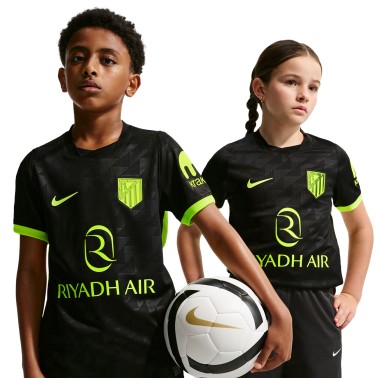 Παιδική Εμφάνιση Ποδοσφαίρου Μαύρη - Nike Atlético Madrid 2026/27 Stadium Away