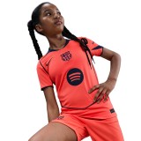Παιδική Εμφάνιση Ποδοσφαίρου Πορτοκαλί - Nike FC Barcelona 2025/26 Stadium Third Εικόνα 
