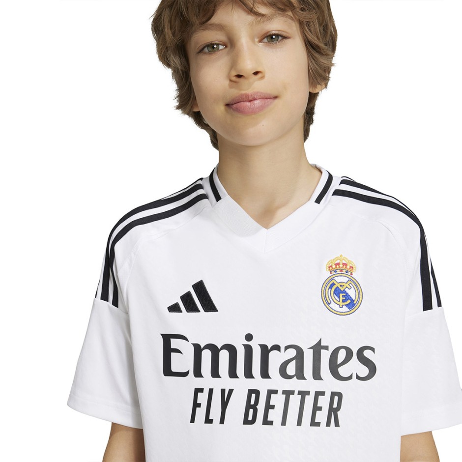 Παιδική Εμφάνιση Ποδοσφαίρου Λευκή - adidas Performance Real Madrid 24/25 Home Jersey