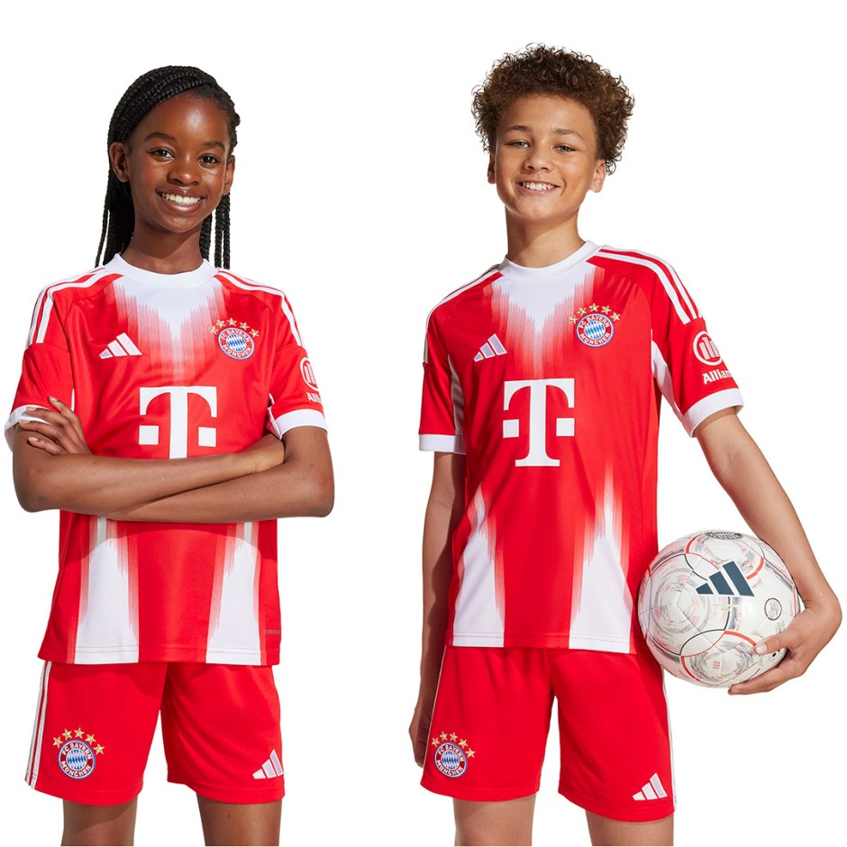 Παιδική Εμφάνιση Ποδοσφαίρου Κόκκινη - adidas Performance FC Bayern 25/26 Home Jersey