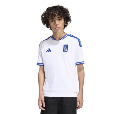 Παιδική Εμφάνιση Ποδοσφαίρου Λευκή - adidas Performance Greece 26 Home Jersey