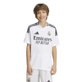 Παιδική Εμφάνιση Ποδοσφαίρου Λευκή - adidas Performance Real Madrid 24/25 Home Jersey Εικόνα 