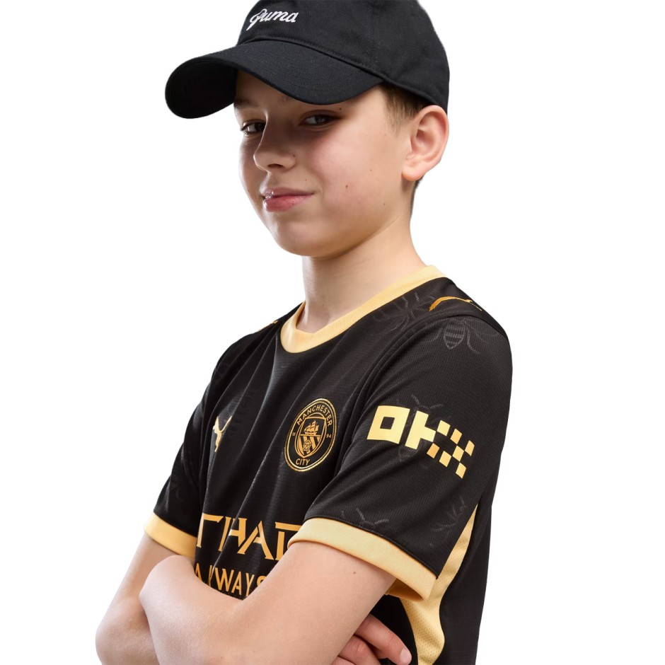 Παιδική Εμφάνιση Ποδοσφαίρου Μαύρη - PUMA Manchester City 26/27 Away Jersey