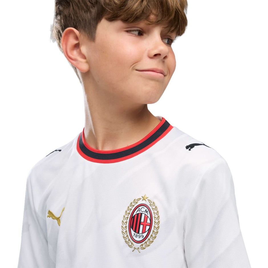 Παιδική Εμφάνιση Ποδοσφαίρου Λευκή - PUMA AC Milan 26/27 Away Jersey