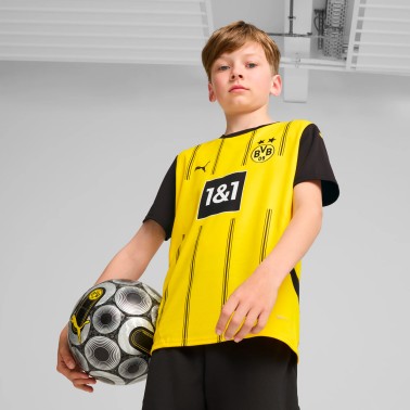 Παιδική Εμφάνιση Ποδοσφαίρου Κίτρινη - PUMA Borussia Dortmund 24/25 Home Jersey