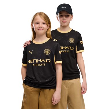 Παιδική Εμφάνιση Ποδοσφαίρου Μαύρη - PUMA Manchester City 26/27 Away Jersey