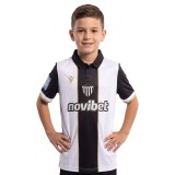 Kids' Football Jersey White-Black - Kalamata FC Macron Image 