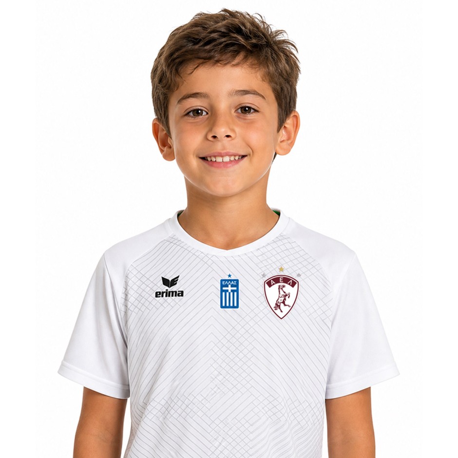 Παιδική Εμφάνιση Ποδοσφαίρου Λευκή - AEL FC Erima Away Jersey