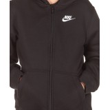 NIKE B NSW HOODIE FZ CLUB BV3699-010 Μαύρο