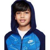 NIKE B NSW FZ CLUB WZ AOP DJ5522-492 Μπλε Εικόνα 1