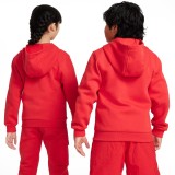 Nike Sportswear Club Fleece Κόκκινο - Παιδική Ζακέτα  Εικόνα 0